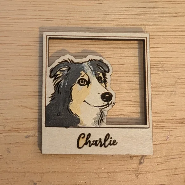Custom Pet Magnet Polaroid 