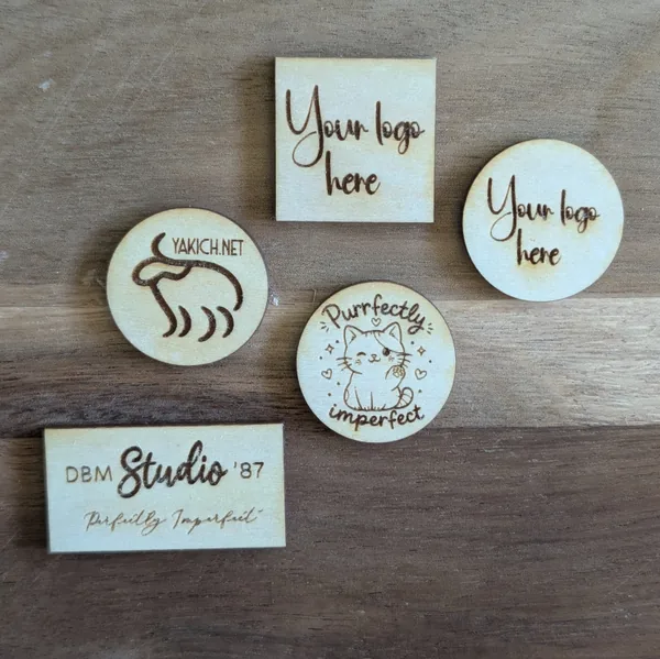 Custom 1 inch Laser Engraved Magnets