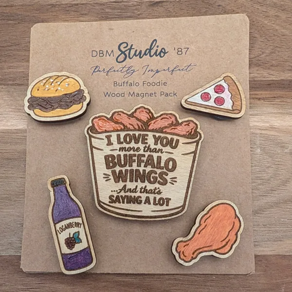 Buffalo Foodie Magnet Pack
